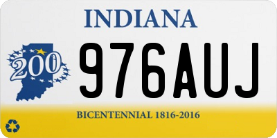 IN license plate 976AUJ