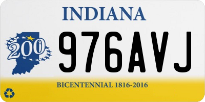 IN license plate 976AVJ