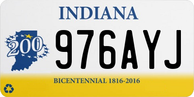 IN license plate 976AYJ