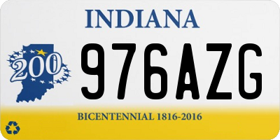 IN license plate 976AZG