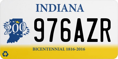 IN license plate 976AZR