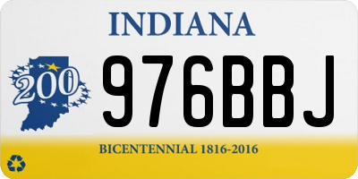 IN license plate 976BBJ