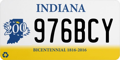 IN license plate 976BCY