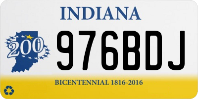 IN license plate 976BDJ