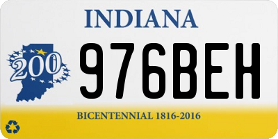 IN license plate 976BEH