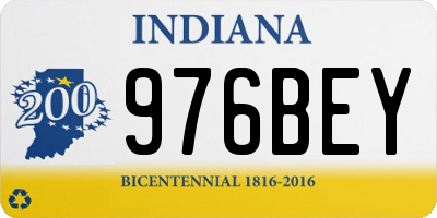 IN license plate 976BEY