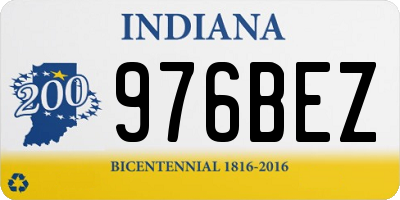 IN license plate 976BEZ