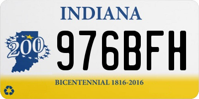 IN license plate 976BFH