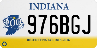 IN license plate 976BGJ