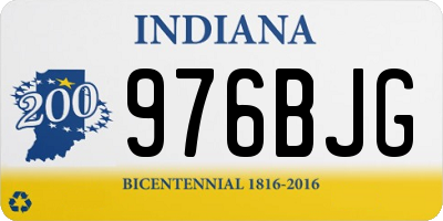 IN license plate 976BJG