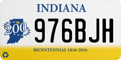 IN license plate 976BJH