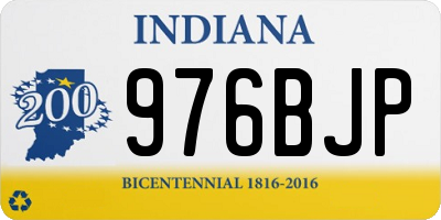 IN license plate 976BJP