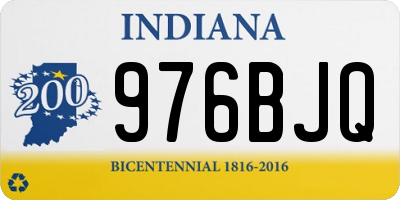 IN license plate 976BJQ