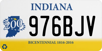 IN license plate 976BJV