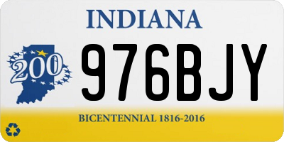 IN license plate 976BJY