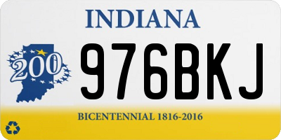 IN license plate 976BKJ