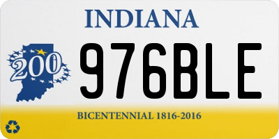 IN license plate 976BLE