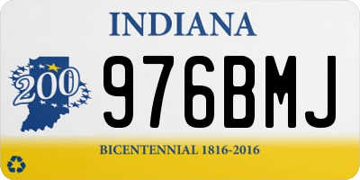 IN license plate 976BMJ