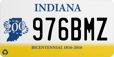 IN license plate 976BMZ