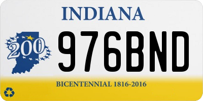 IN license plate 976BND