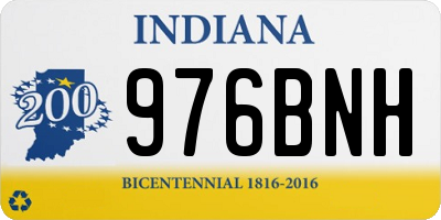 IN license plate 976BNH