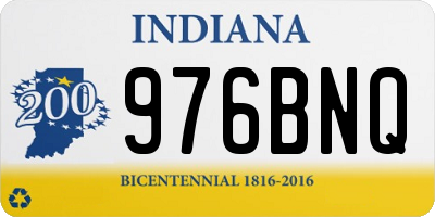 IN license plate 976BNQ