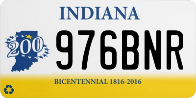 IN license plate 976BNR