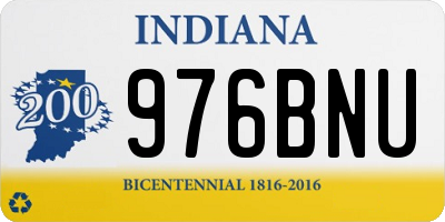 IN license plate 976BNU