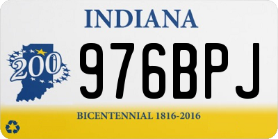 IN license plate 976BPJ