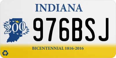 IN license plate 976BSJ
