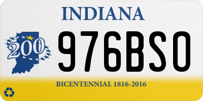 IN license plate 976BSO
