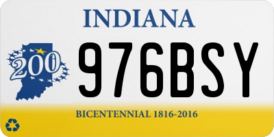 IN license plate 976BSY