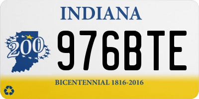 IN license plate 976BTE