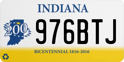 IN license plate 976BTJ