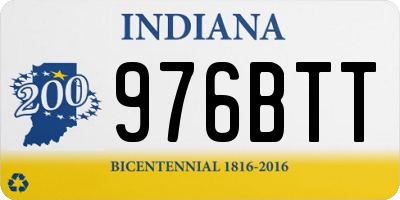 IN license plate 976BTT