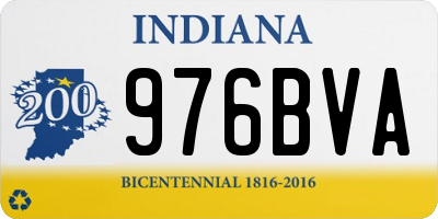 IN license plate 976BVA