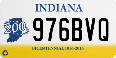 IN license plate 976BVQ