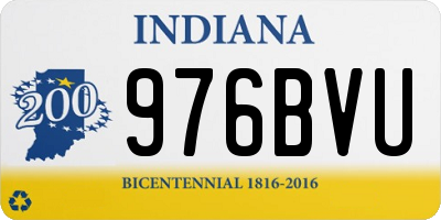 IN license plate 976BVU