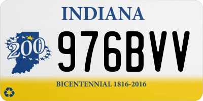 IN license plate 976BVV