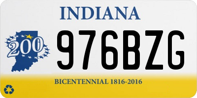 IN license plate 976BZG