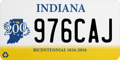 IN license plate 976CAJ