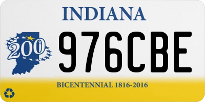 IN license plate 976CBE