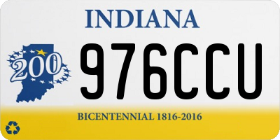 IN license plate 976CCU