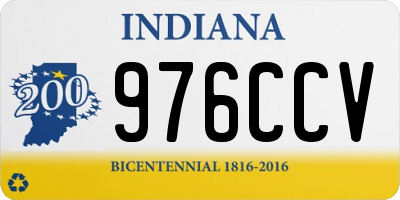 IN license plate 976CCV