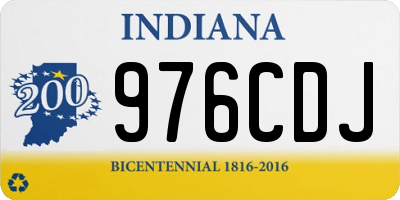 IN license plate 976CDJ