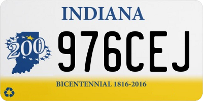 IN license plate 976CEJ