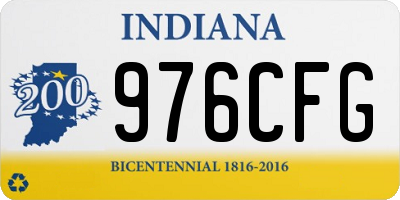 IN license plate 976CFG