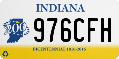 IN license plate 976CFH