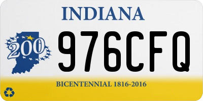 IN license plate 976CFQ
