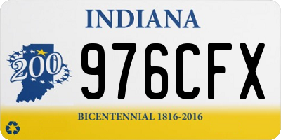 IN license plate 976CFX